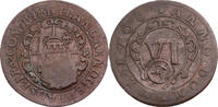 Paderborn, Bistum 6 Pfennig Franz Arnold von Metternich (1704-1718) -