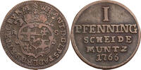 Paderborn, Bistum 1 Pfennig Wilhelm Anton von Asseburg (1763-1782) -