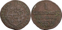 Paderborn, Bistum 1 Pfennig Wilhelm Anton von Asseburg (1763-1782) -