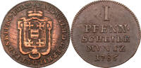 Paderborn, Bistum 1 Pfennig Friedrich Wilhelm von Westphalen (1782-1789) -