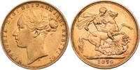 Australien 1 Sovereign Victoria (1837-1901) - Kursmünze (1871-1887) Young Head -