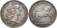 Frankreich, Königreich AR-Jeton Ludwig XV. / Jeton (v. Marteau und Duvivier) a.d. königliche Pferdezucht -