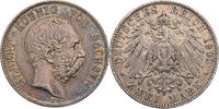 Kaiserreich, Sachsen 2 Mark Albert (1873-1902) - Kursmünze -