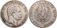Kaiserreich, Hessen 5 Mark Ludwig III. (1848-1877) -
