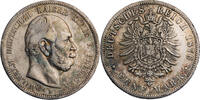 Kaiserreich, Preussen 5 Mark Wilhelm I. (1861-1888) – Kursmünze (1874-1876) -
