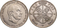 Spanien 100 Pesetas Francisco Franco - Kursmünze (1966-1970) -