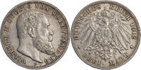 Kaiserreich, Württemberg 2 Mark Wilhelm II. (1891 bis 1918) - Kursmünze (1892-1914) -