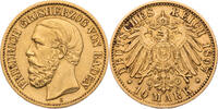 Kaiserreich, Baden 10 Mark Friedrich I. (1856-1907) - Kursmünze (1890-1901) -