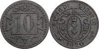 Danzig 10 Pfennig Kursmünze - mit kleiner Wertzahl -