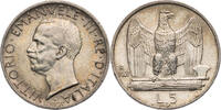 Italien 5 Lire Vittorio Emanuele III. (1900-1946) -