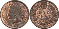 USA 1 Cent Indian Head Cent - Kursmünze (1864-1909) -