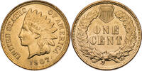 USA 1 Cent Indian Head Cent - Kursmünze (1864-1909) -