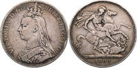 Großbritannien Crown Victoria (1837-1901) - Kursmünze (1887-1892) -
