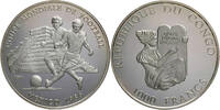 1000 Francs 2001 Kongo, Republik Fußballweltmeisterschaft 1986 in Mexiko PP