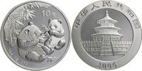 China, Volksrepublik 10 Yuan 1 Oz Silber Panda -