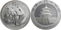 China, Volksrepublik 10 Yuan 1 Oz Silber Panda -
