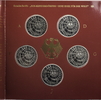 BRD Deutschland 5 x 10 DM "50 Jahre SOS-Kinderdörfer" Blister mit 5 x 10 DM PP