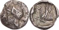 Kilikien Obol Kelenderis, Kopf der Athena / Pegasosprotome -