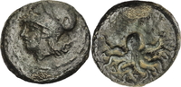 Sizilien RR! Alontion / Kopf der Athena / Oktopus