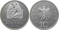 Bundesrepublik Deutschland 10 Euro Zum 225. Geburtstag von Karl Friedrich Schinkel -