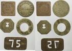 Schweden Token Lot 5 Stück Token Sv. Oh. Movell & Co Stockholm und andere