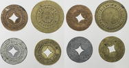Schweden Token Lot 4 Stück Tram-/Strassenbahn-token Stockholm
