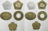 Schweden Token Lot 5 Stück Token C.C. Sporrong&Co Stockholm und andere