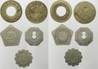 Schweden Token Lot 5 Stück Token C.C. Sporrong&Co Stockholm und andere