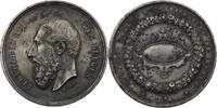 Belgien Medaille (v. Hart) Leopold II. / königliche Gartenbaugesellschaft von Mons -