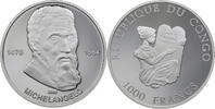 Kongo, Republik 1000 Francs Michelangelo -