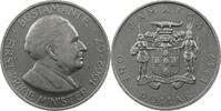 Jamaika 1 Dollar 100. Geburtstag Bustamante - Selten -