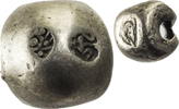 Thailand Bangkok Dynastie seit 1782 1 Baht& 1 Salung =(1/4 Baht) Mongkut (Rama IV) 1851-68 Silberkugelgeld-Baht der Bangkok Dynastie seit 1782