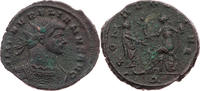 Römisches Weltreich Mzst. Mailand Antoninian Aurelianus / Mzst. Mailand, 4. Officinia / Roma victrix überreicht Kaiser Globus