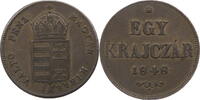 Ungarn 1 Krajczár Unabhängigkeitskrieg -