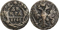 Russland 1 Kopeke Elisabeth I. (1741-1761) 1 Kopeke 1748