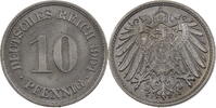 10 Pfennig 1904 F Kaiserreich Kursmünze (1890-1916) vz-st