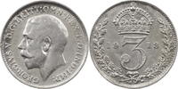 Großbritannien 3 Pence Georg V. (1910-1936) -