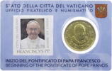 Vatikan 50 Cent Papst Benedikt XVI. - Coincard No. 3 -
