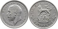 Großbritannien Sixpence Georg V. (1910-1936) -