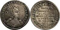 Braunschweig Doppelgroschen (1/12 Taler) Albrecht III. auf den Tod seiner Gemahlin Marie Elisabeth am 15.Februar 1687