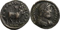 Römisches Weltreich AE-Doppelmaiorina Iulianus II / Nikomedia, 1. Officina / Zodiakal-Stier