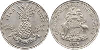 Bahamas 5 Cents Kursmünze -
