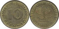 Bundesrepublik Deutschland 10 Pfennig Kursmünze -
