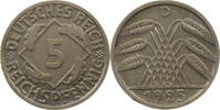 Weimarer Republik 5 Reichspfennig Kursmünze -