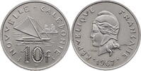 New Caledonia 10 Franc Kursmünze - Probe -
