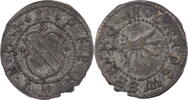 Baden-Durlach, Großherzogtum 2 Pfennige Friedrich VII. Magnus (1677-1709) Hachberger Landwährung -