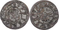 Baden-Durlach, Großherzogtum 2 Pfennige Friedrich VII. Magnus (1677-1709) Hachberger Landwährung -