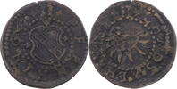 Baden-Durlach, Großherzogtum 2 Pfennige Friedrich VII. Magnus (1677-1709) Hachberger Landwährung -
