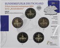 Bundesrepublik Deutschland 5 x 2 Euro 2 Euro Länderserie - Berlin -