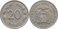 Ecuador 20 Centavos Kursmünze -